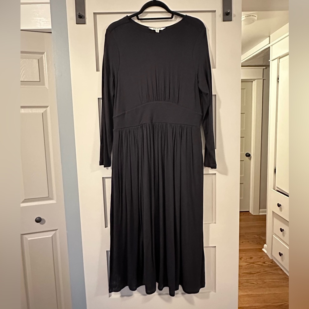 Boden Long Sleeve Dress - Black
